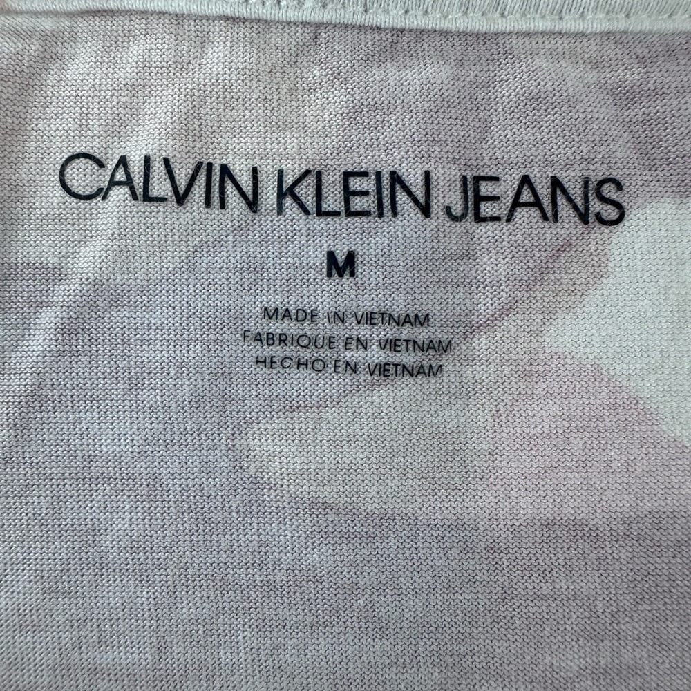 Calvin Klein Jeans Camo‎ Tie Front Crop Top Pink Womens Size M - Picture 4 of 8